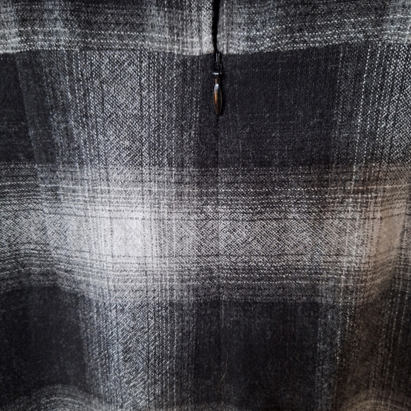 Isabel Marant Womens Wool Blend Short Sleeve Knee-length Plaid Dress Size 34 (2) - Picture 7 of 11